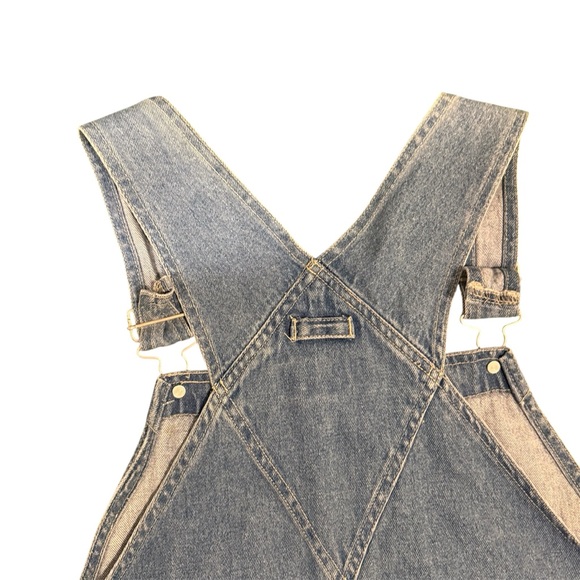 PSC Denim Light Wash Overall Dress - Light Blue - Picture 6 of 6